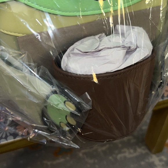 Loungefly Star Wars The Mandalorian The Child with Cup Mini Backpack - Picture 7 of 8